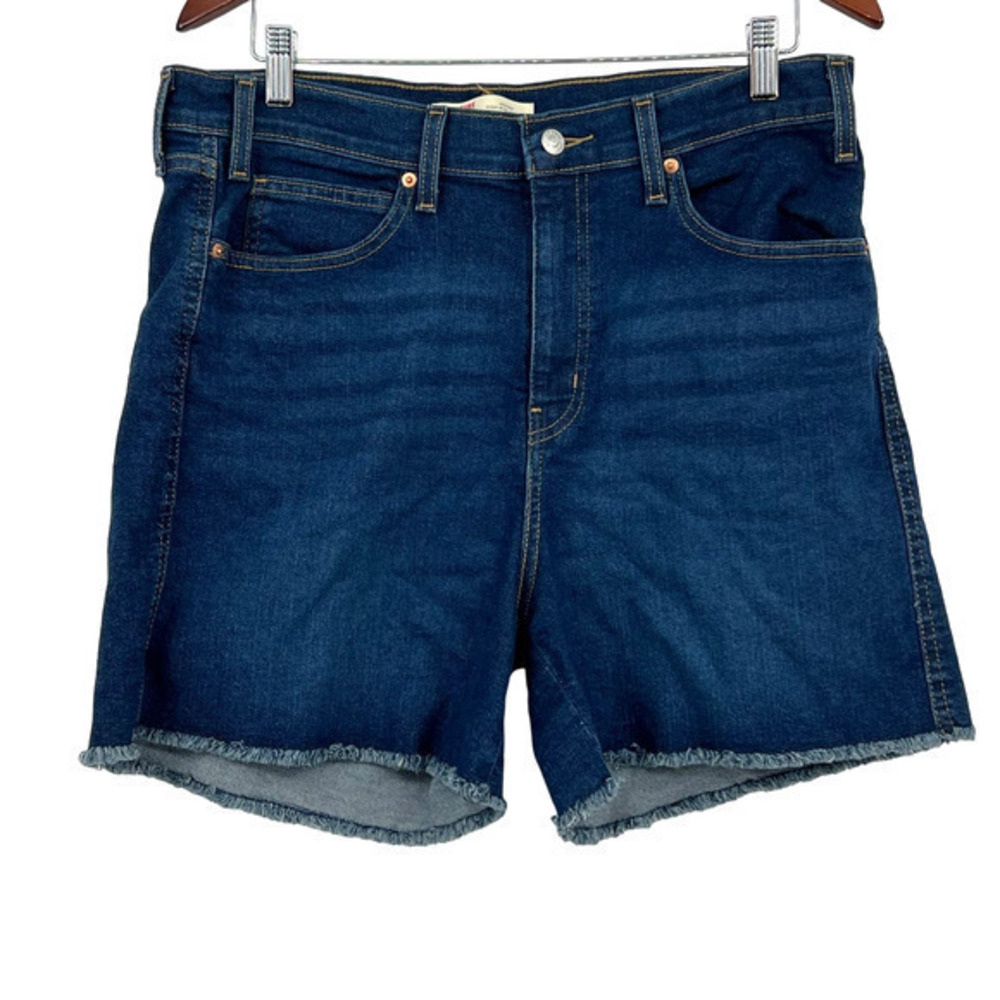 Levi's heritage high rise plus size cut off jean shorts shorts pockets size 16